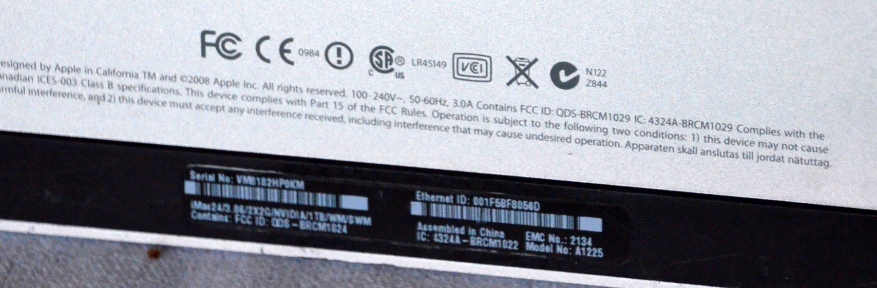 Apple PC: Apple iMac 24" A1225 – Difettoso da Collonges venduto da arashee 4