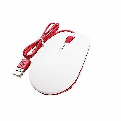 Maus: Raspberry Pi Official Mouse weiss/rot OVP – Gebraucht aus Dietlikon von Bonamesa 2