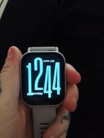 Smartwatch Damen Herren neu ungebraucht Silikon Band grau