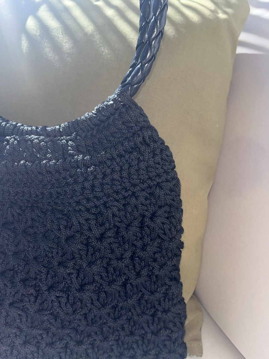 Borse da donna: Handtasche gehäkelt schwarz – Nuovo e nell'imballaggio originale da Mörschwil venduto da Seegurke18 2