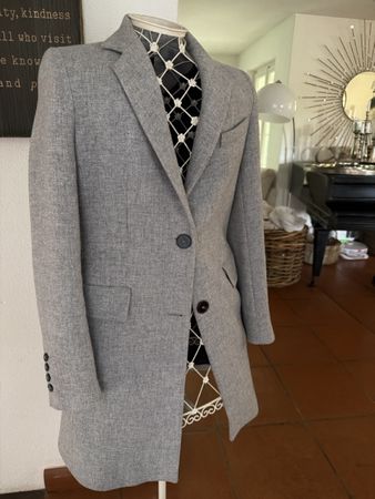 Zara Mantel grau xs