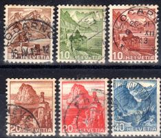 FARBÄNDERUNGEN NEUE LANDSCHAFTSBILDER 1948 GESTEMPELT - CC93