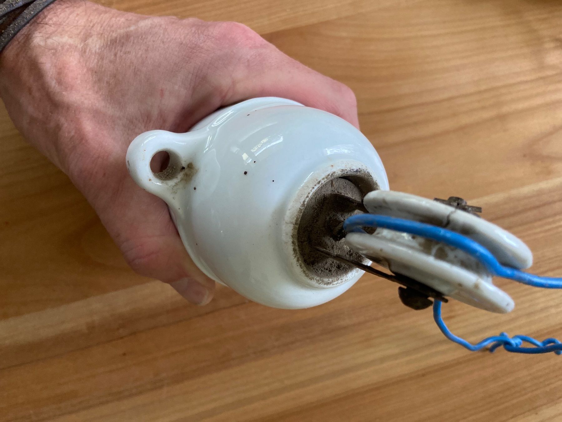 Lampadari & plafoniere: Lampengegengewicht aus Keramik mit Laufrad – Usato da Ostermundigen venduto da D.fou 3