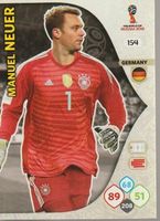 FIFA WORLD CUP RUSSIA 2018 Adrenalyn XL 154 NEUER GER Panini