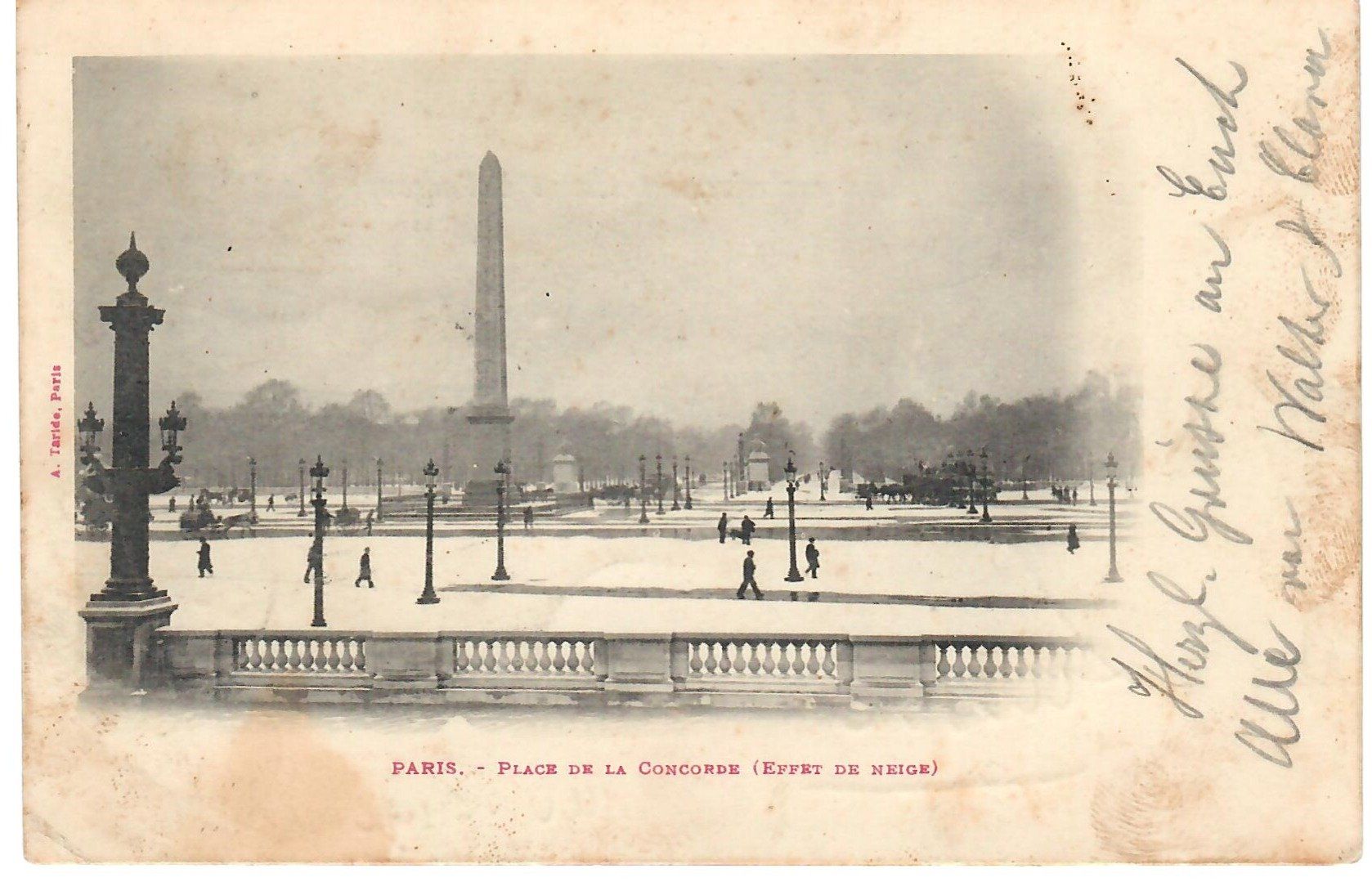 Cartoline postali: Paris - Place de la Concorde – Usato da Zweisimmen venduto da jakobsweg