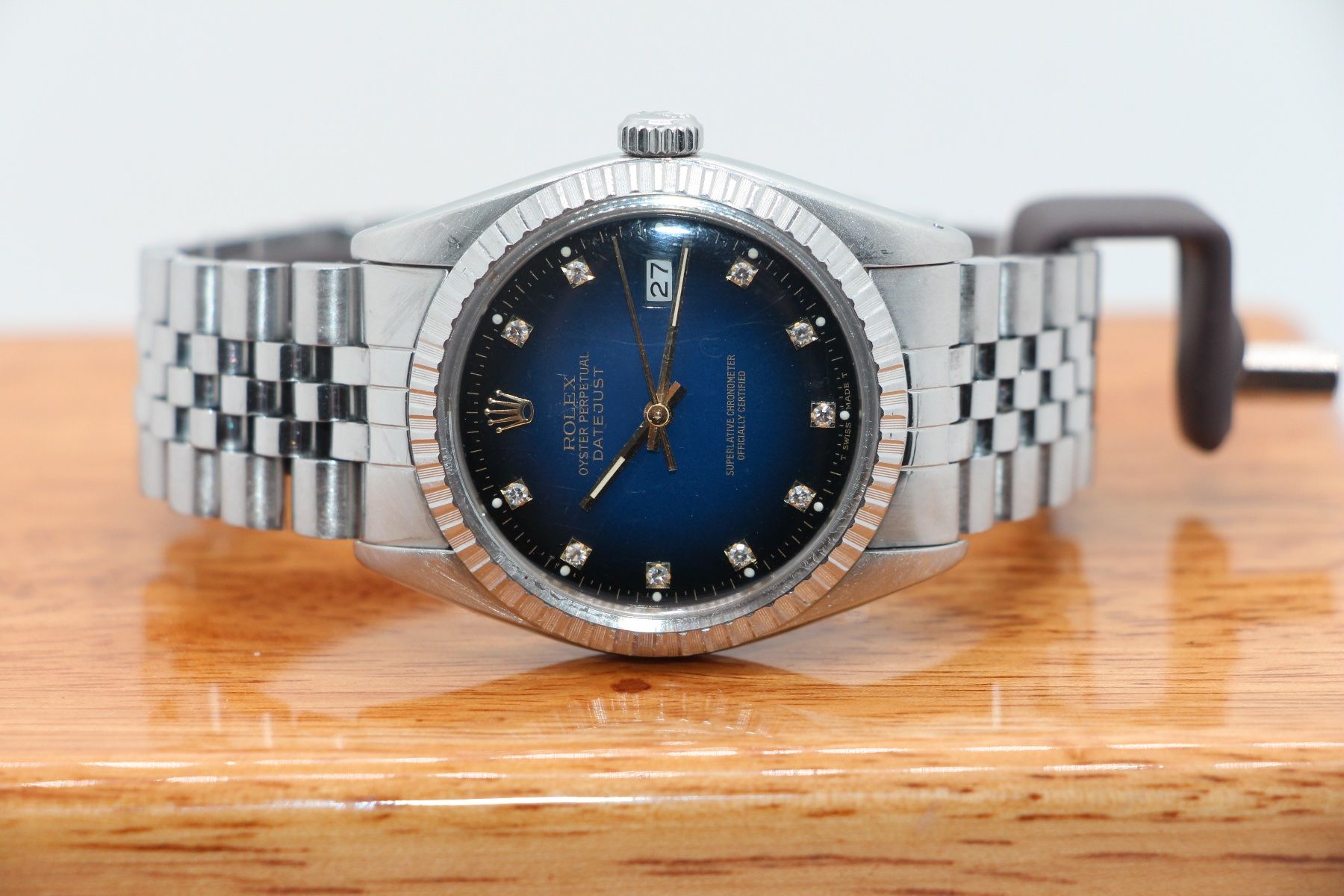 Rolex Uhren: Rolex Datejust 36 Vignette Dial Ref. 16030 – Gebraucht aus Zug von