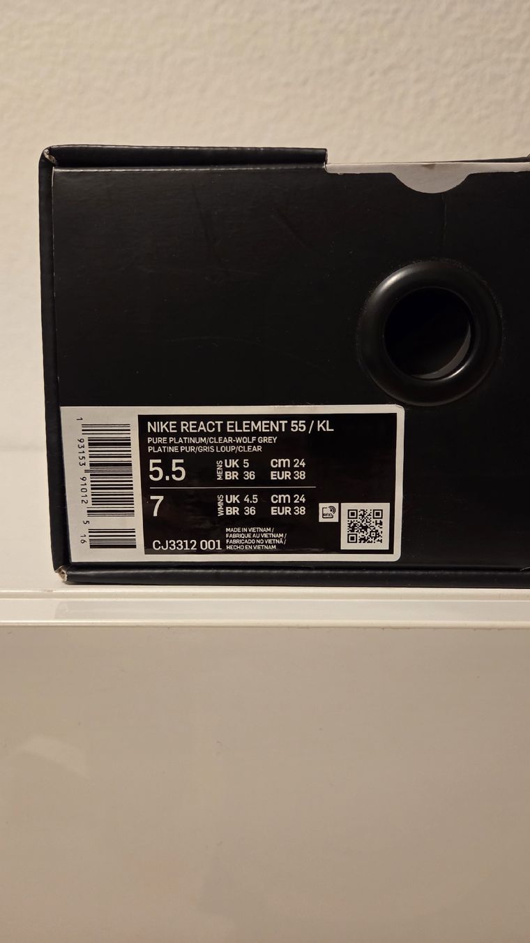 Scarpe da uomo: Nike React Element 55 / Kendrik Lamar Edition Gr.38 – Usato da Zürich venduto da Suko_Sales 3
