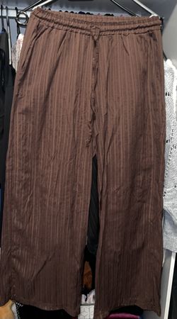 Zebra Hose, Grösse L, Braun, Sommerlich