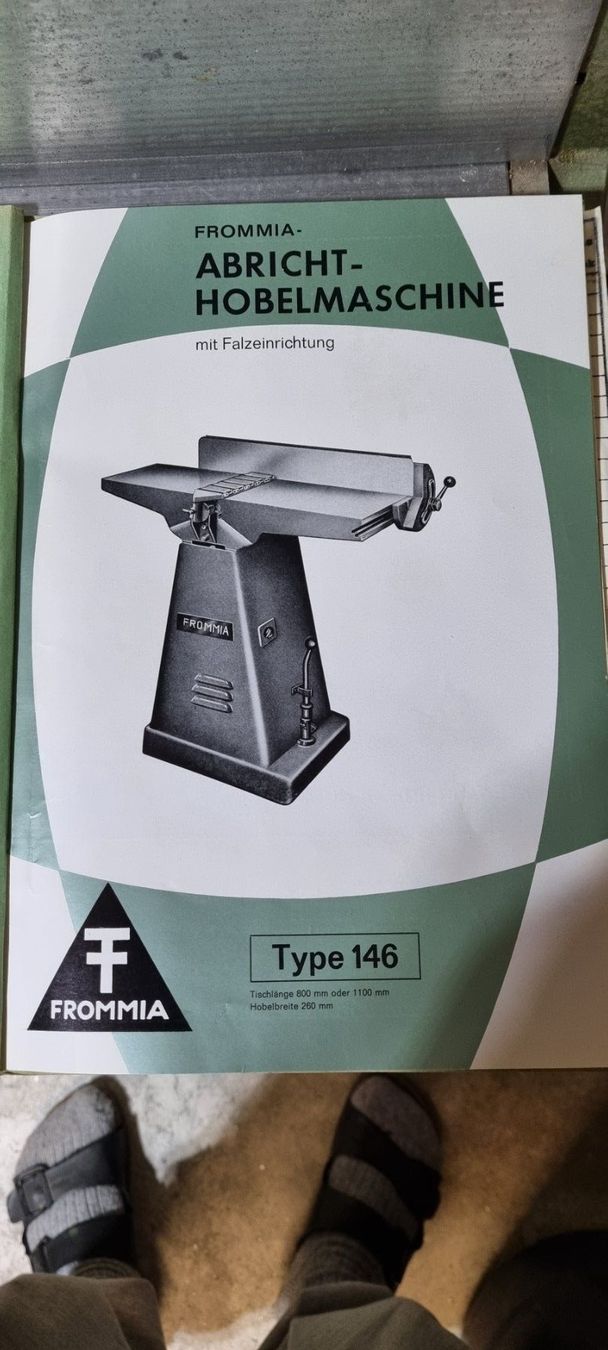 Alle Maschinen: Abrichthobelmaschine Frommia Typ146 – Gebraucht aus Mülligen von  4