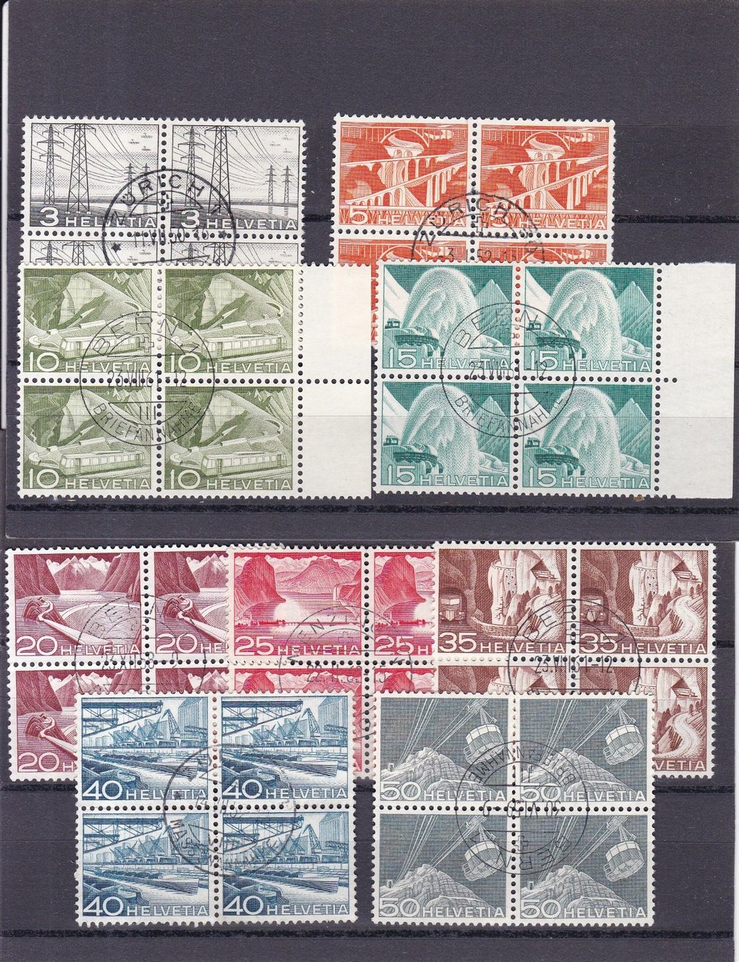 Alle Briefmarken: 12 Stk. CH Briefmarken-Steckkarten, bunt gemischt – Gebraucht aus Münchwilen AG von Nesar 5