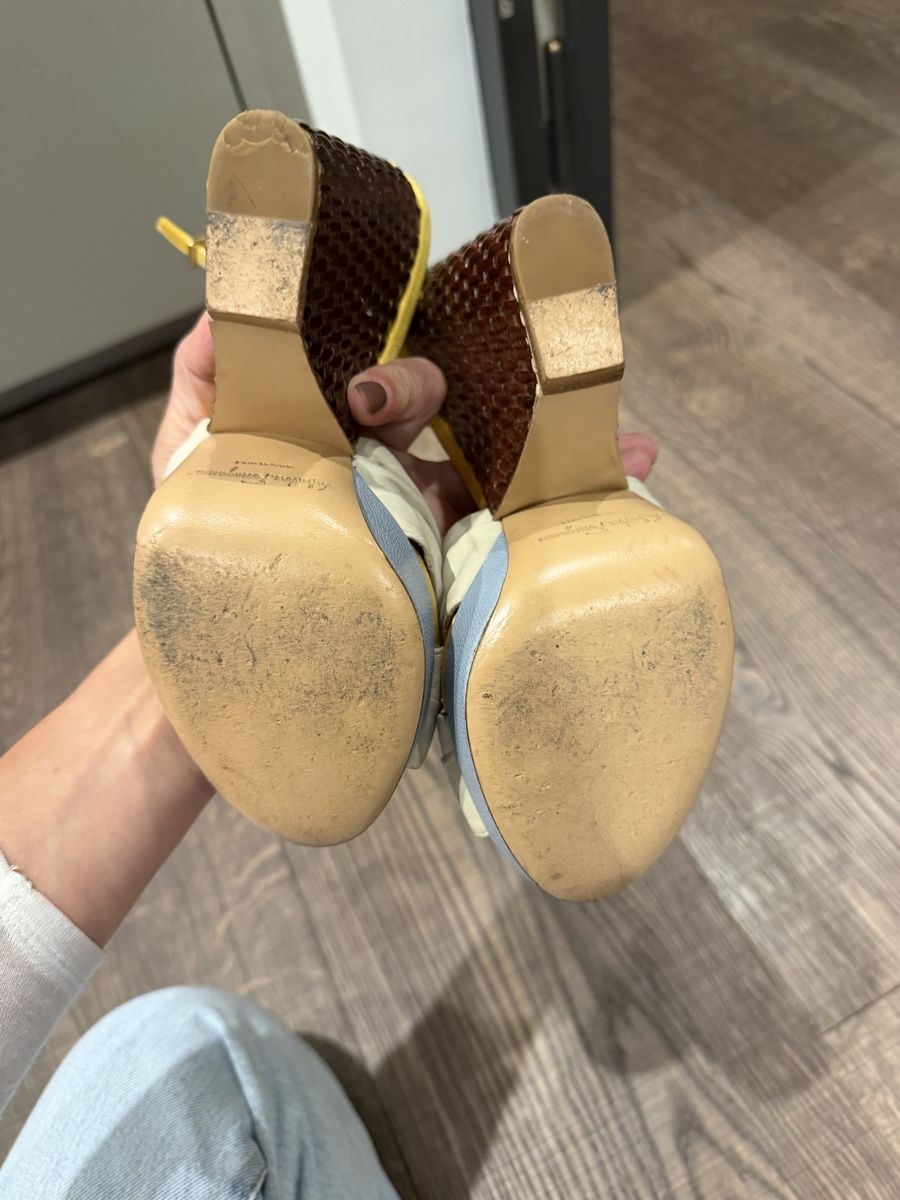 Salvatore Ferragamo Scarpe da donna: Salvatore Ferragamo Summer Wedge Sandals – Usato da Herrliberg venduto da Tubalp 3