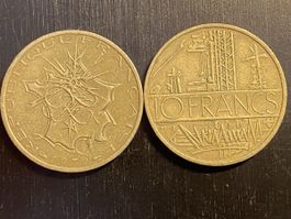 France, 10 Fr 1979 bronze 