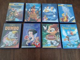 Disney DVD Sammlung, 8 Stück, Top Zustand