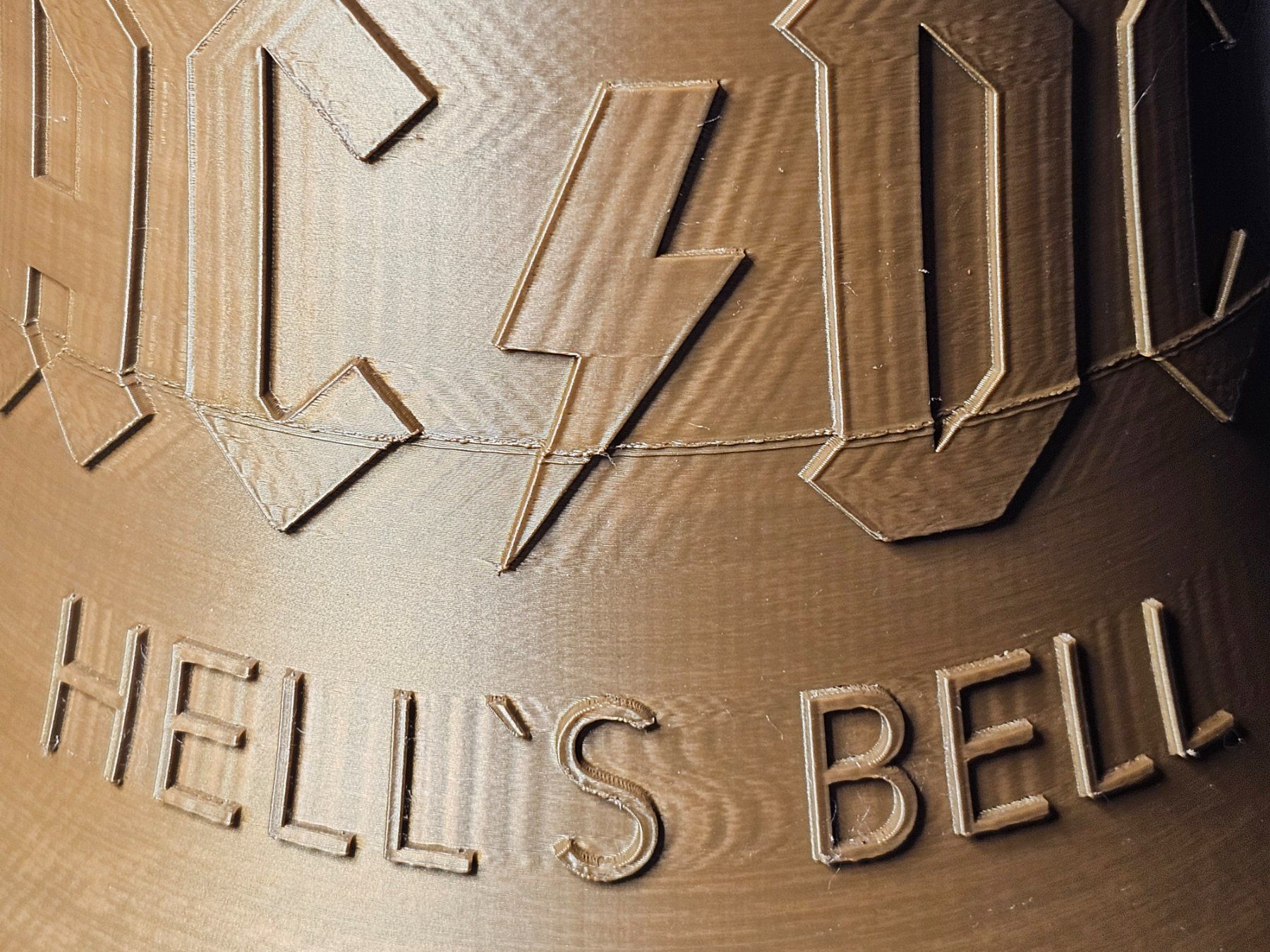 Glocken & Treicheln: AC DC Hell's Bell  380mm 890gr en PLA – Neu (gemäss Beschreibung) aus Yvonand von Li_poch 6