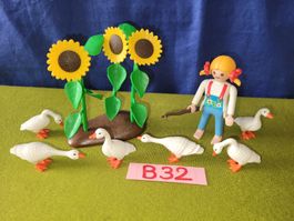 Playmobil Bauernhof,Gänseliesel B32
