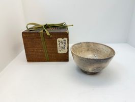 Teeschale Japan Chawan Keramik-  19. Jh. „Hagi"