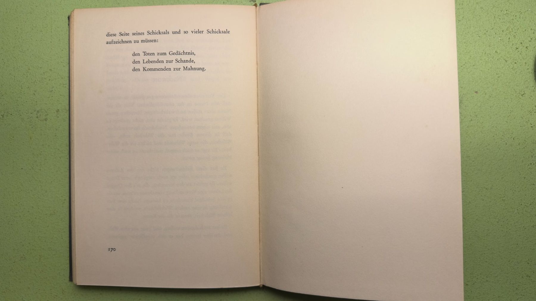 Libri: Ernst Wiechert: Der Totenwald. Ein Bericht. – Usato da Zürich venduto da allp 7