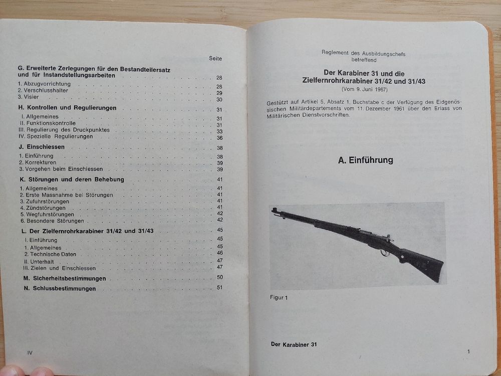 Anleitung für Waffenmechaniker Karabiner 31 und Zf Kar 42/43 (Gebraucht ...