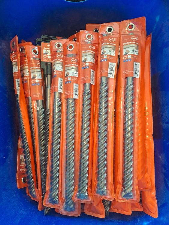 Produktbild von Farbmischer-Bohraufsatz – Hocheffizient, Aus Metall & Kunststoff – Passt Auf 3/8-Zoll-Bohrer Und Größere – Patentierte Rührtechnik – Zum Mischen Von Farbe, Epoxidharz & Silikon – Inkl. 3 Rührstäbe
