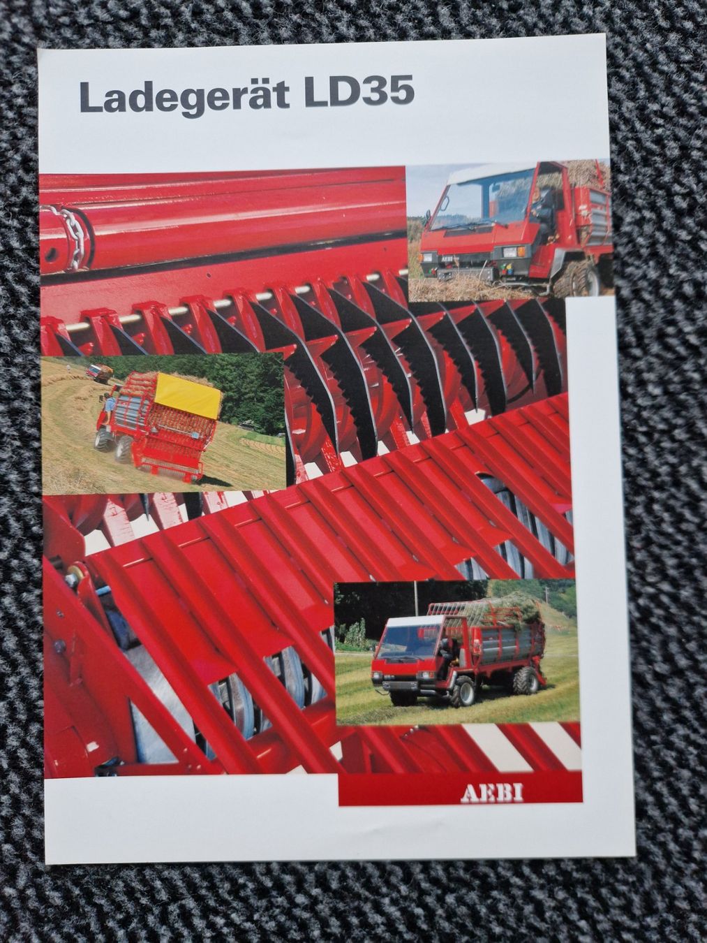 Aebi Trattori: Original Prospekt Aebi Transporter Ladegerät LD35 – Usato da Dürnten venduto da Bachtel84