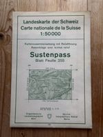 Original swisstopo Landeskarte - 255 Sustenpass - 1948**