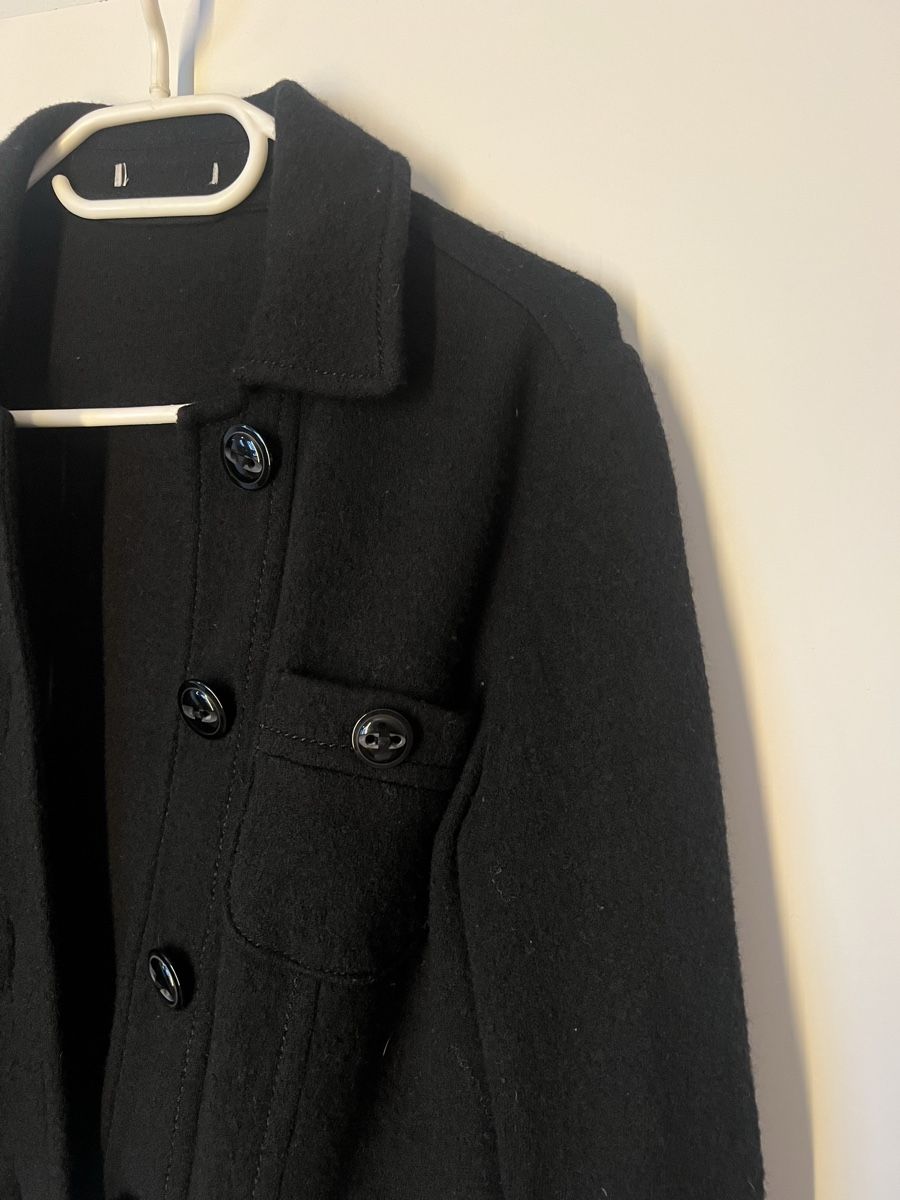 Giacche: Schwarze Jacke Wolle, Grösse 38 36 S M – Usato da Langenthal venduto da ivet7 1