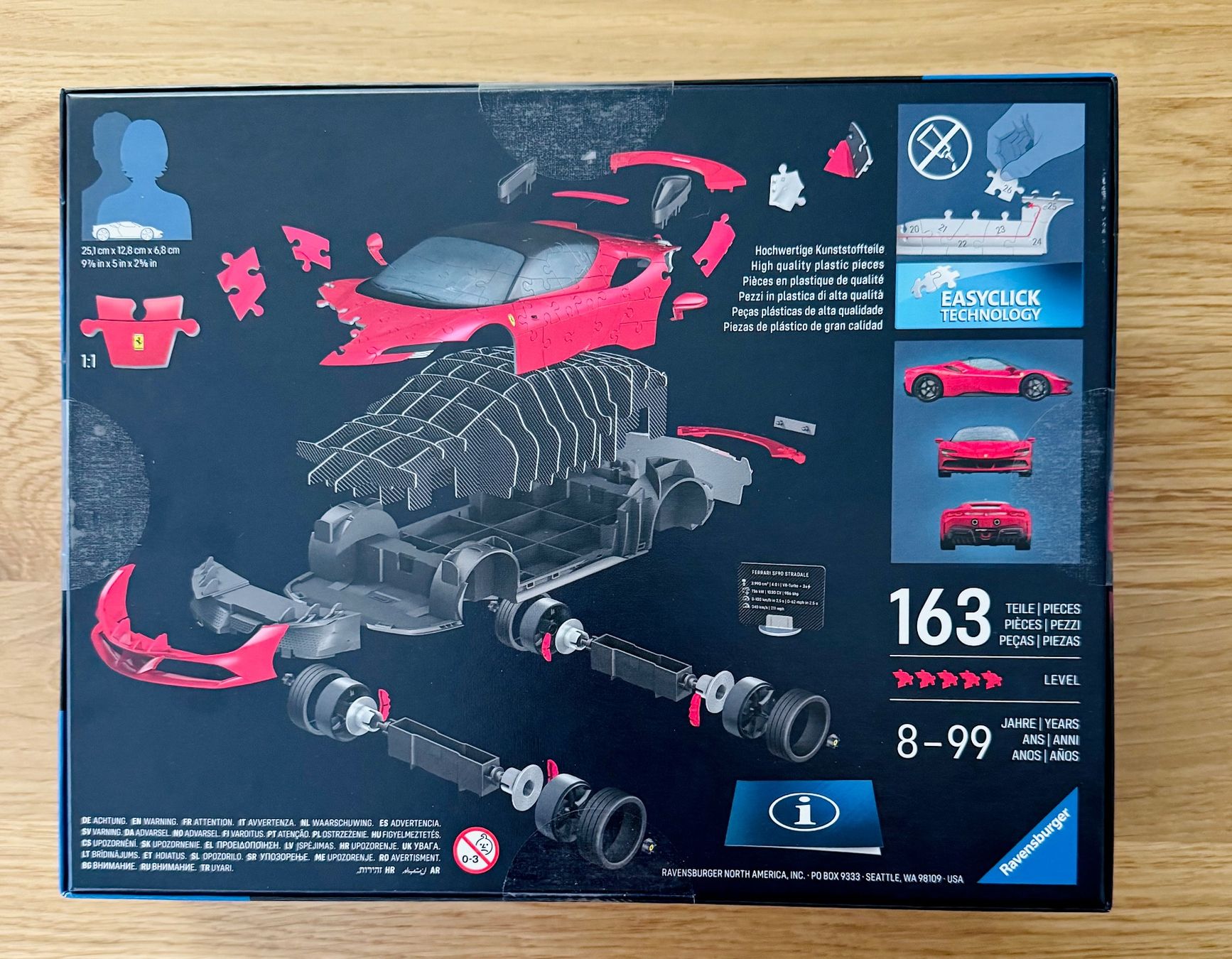 Ferrari Modellautos: Ravensburger 3D Puzzle: Ferrari SF90 Stradale – Neu und originalverpackt aus Frutigen von _.Anja.B._ 1