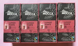 80 Capsules de café LaMocca Lungo Forte Compatible Nespresso