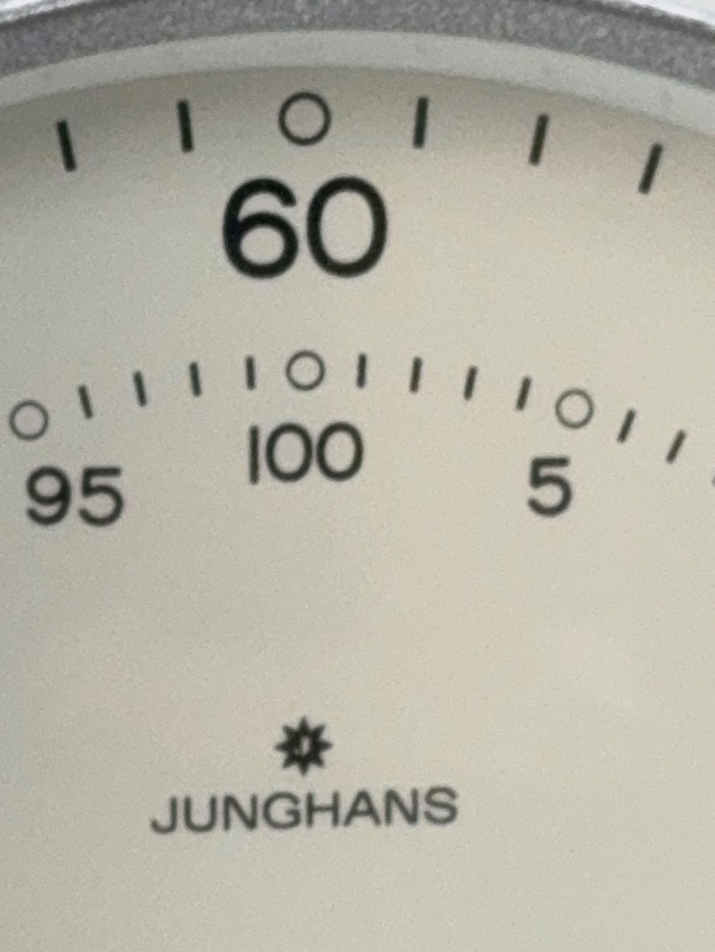 Junghans Orologi: grosse Junghans Industrie-Stoppuhr, Loft, Industriedesign – Usato da Lostorf venduto da Peschmi10 5