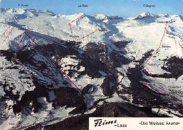 Flims Laax GR // Skigebiet Weisse Arena Panorama