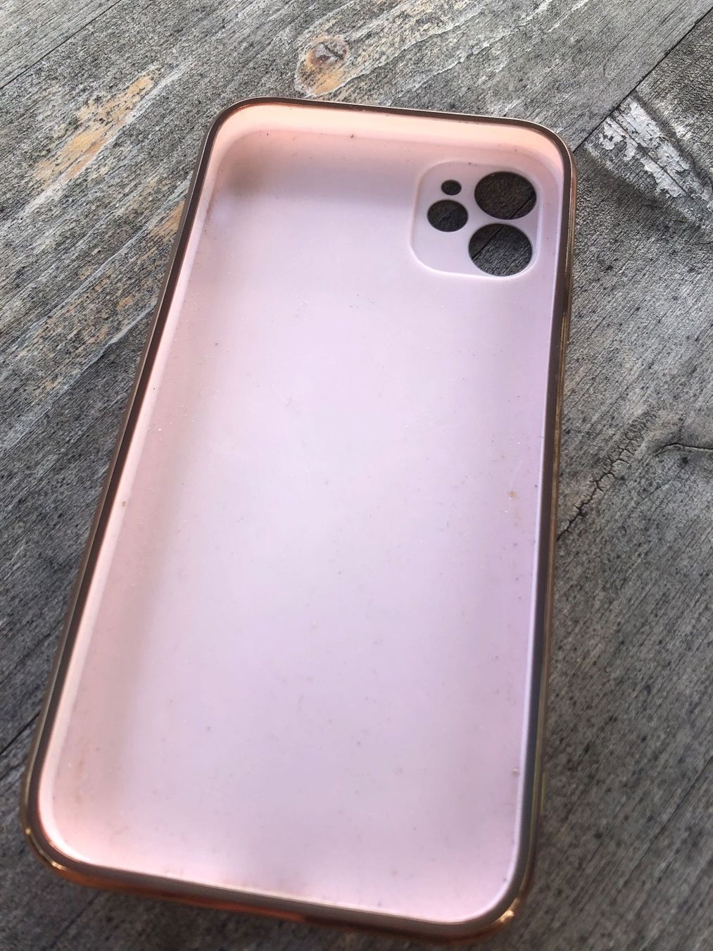 Apple Coques & Protection écran: Rosa Herz Hülle iPhone  Gold Rand – D'occasion à Andwil SG par schmei 1