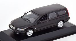 Volvo V70 II Phase I 2000-2004 schwarz   1:43 von MaXichamps