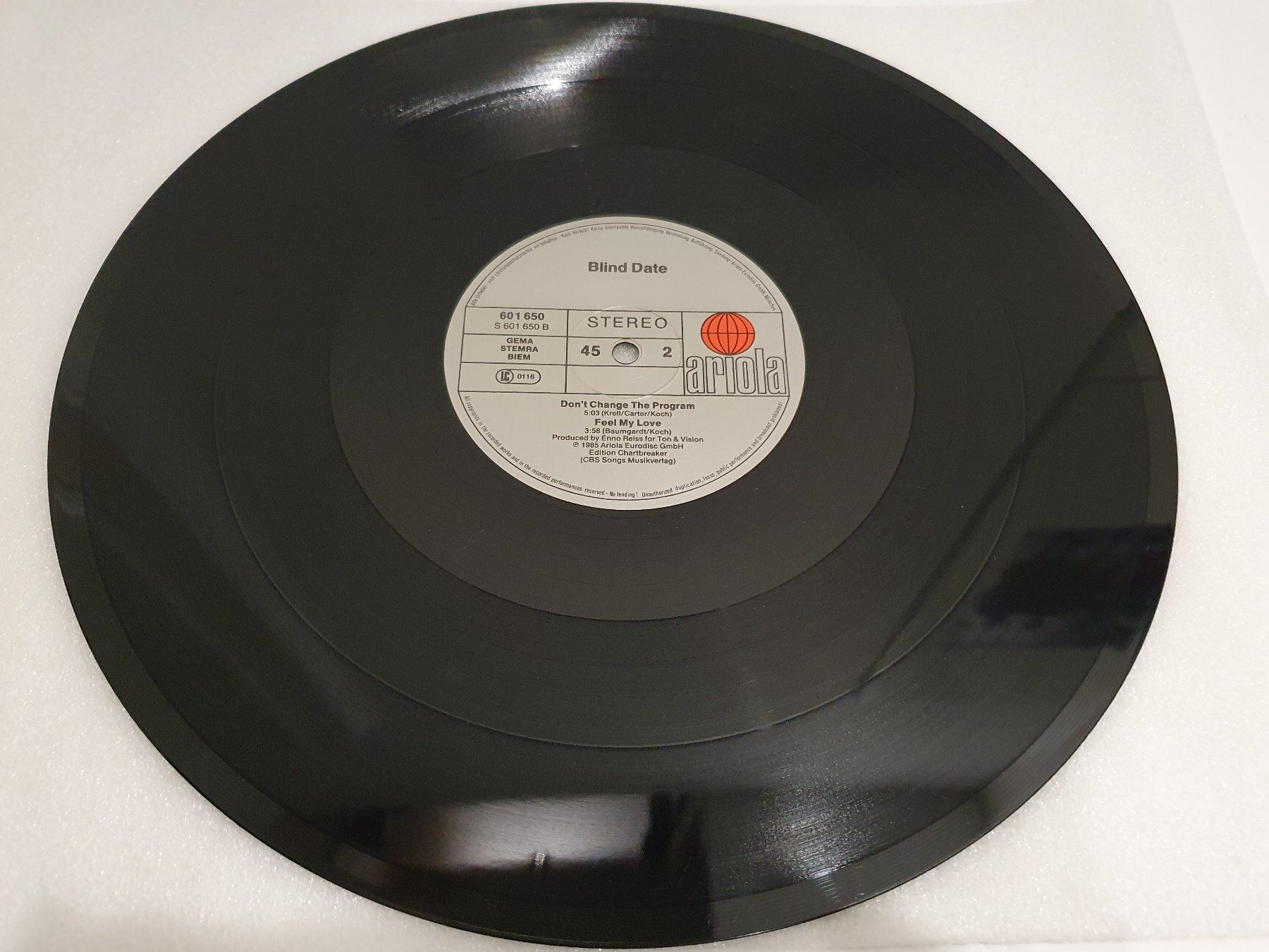 Dischi in vinile: Blind Date – Your Heart Keeps Burning – Usato da Uster venduto da Vinyl-Leidenschaft 4