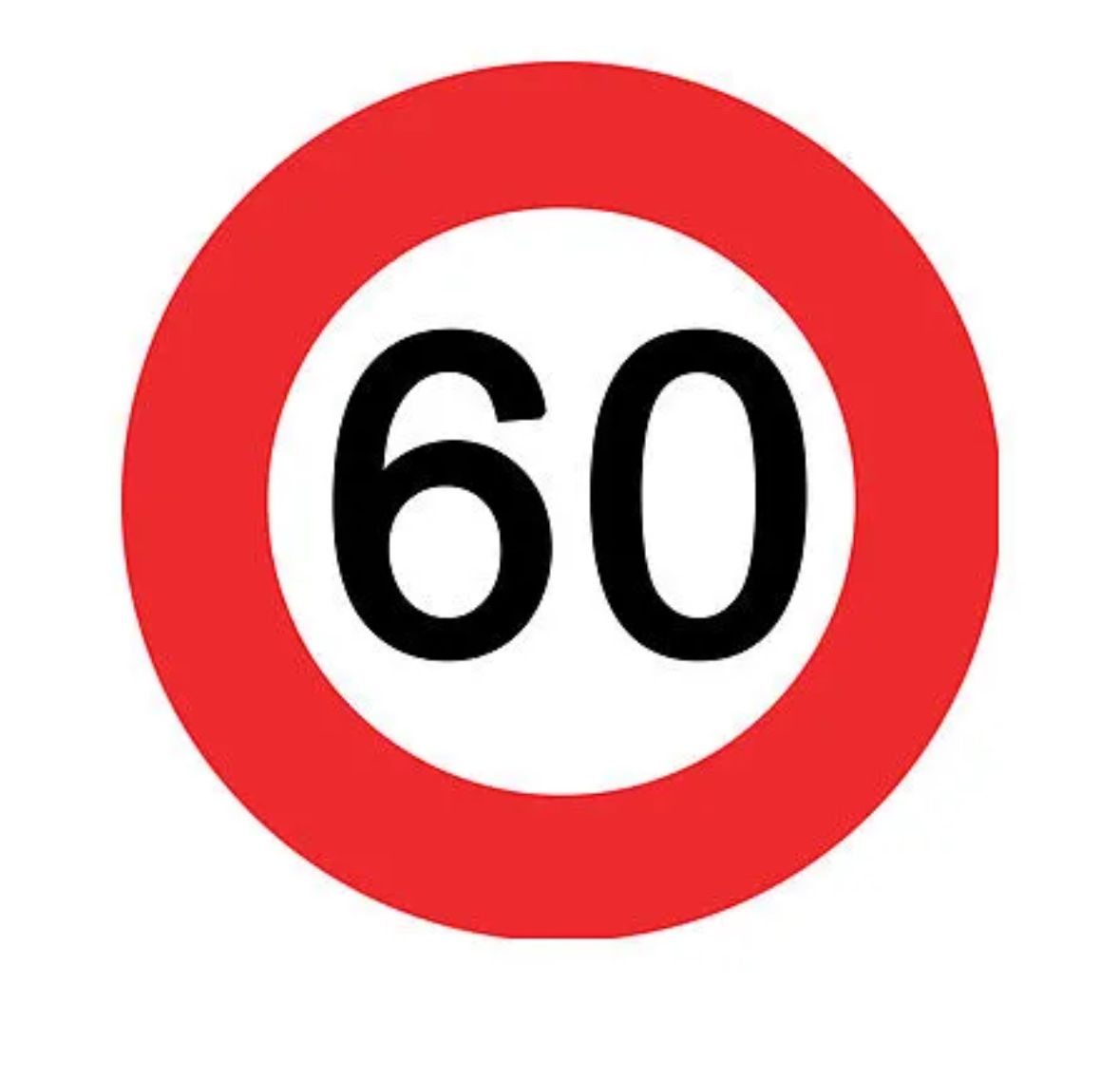 Insegne: Geburtstag 60 - Verkehrstafel – Nuovo (secondo la descrizione) da Zürich venduto da Gadgets2020