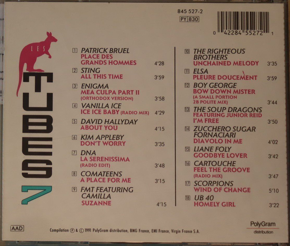 CD: Tubes 7 - 18 Titres – Usato da Luzern venduto da CONTENTI 2