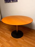Runder Bürotisch, Buche, Metallfuss, modern, top Zustand!