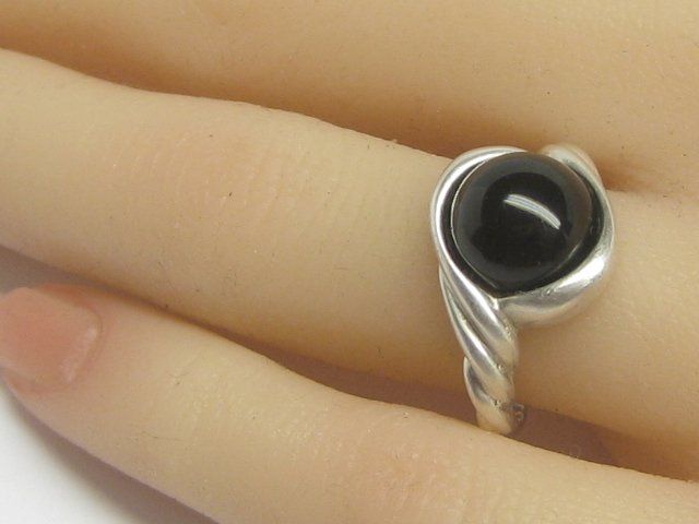 Anelli: Vintage Ring Silber 835 + MP Onyx Gr. 54 – Usato da Ermatingen venduto da Decovin 5