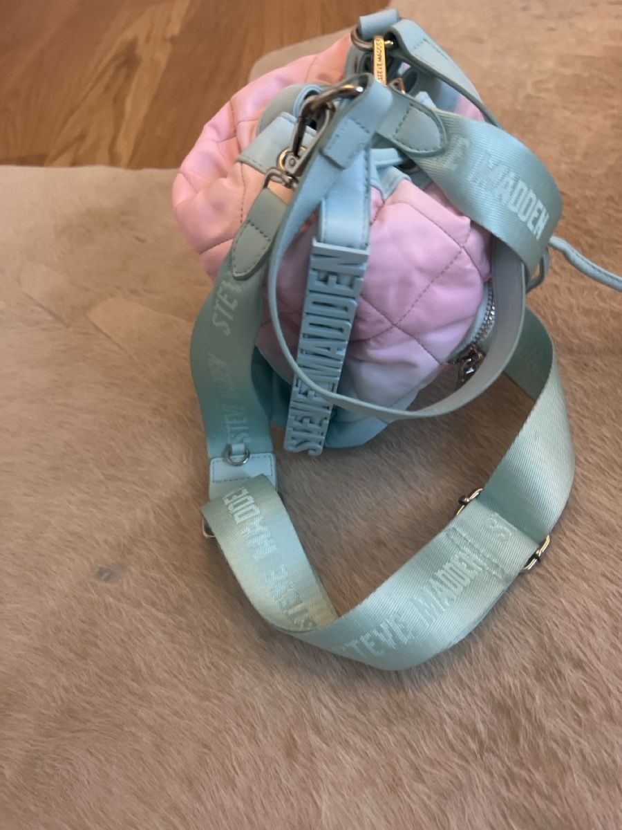 Steve Madden Borse da donna: Steve Madden Beuteltasche rosa blau gesteppt – Nuovo (secondo la descrizione) da Richterswil venduto da ang_2vks 2