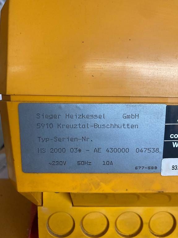 Radiatori: Ölheizung Sieger 45 kW – Usato da Rothenthurm venduto da FHS6418 5