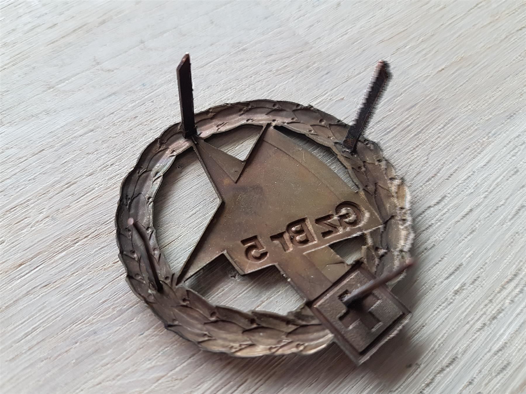 Placchette & Badge: Béret Emblem Gz Br 5 Grenzbrigade – Usato da Erlinsbach venduto da S700 1