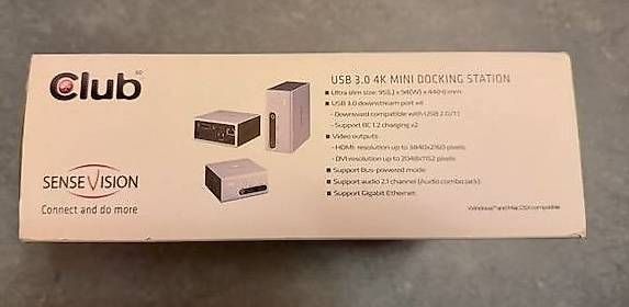 Sigma Docking station: Club 3D USB 3.0 4K Mini Dockingstation – Nuovo (secondo la descrizione) da Roggwil BE venduto da chregi23 2