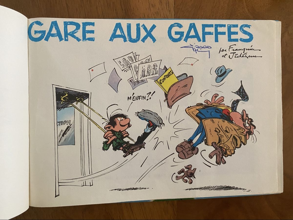 Fumetti: Gare aux gaffes . BD – Usato da Biel/Bienne venduto da sol_7wtq 2