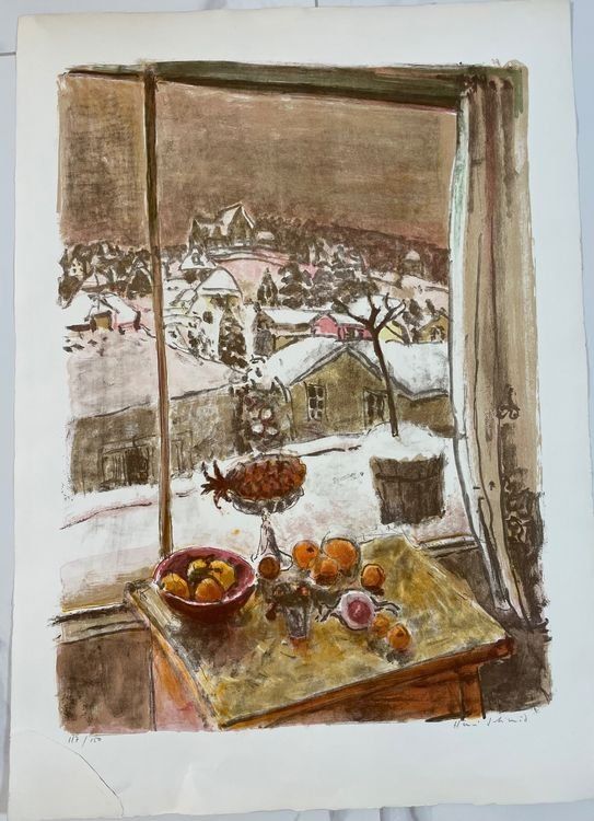 Henri Schmid Grosse Lithographie (1924-2009) 1
