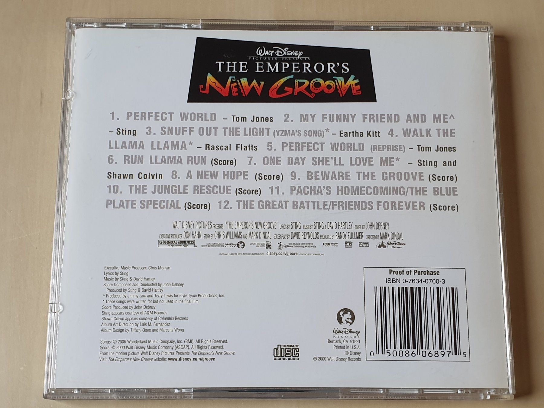 CD: The Emperors new Groove – Usato da Stansstad venduto da collectorsshop 1