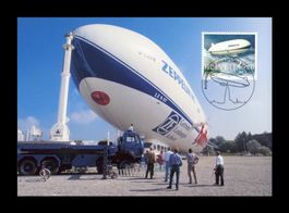 2004 FDC Maximumkarte 40 - Luftschiff "ZEPPELIN NT" - LUXUS