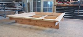 Arvenholz aus Schweizer Mondholz 180x200cm