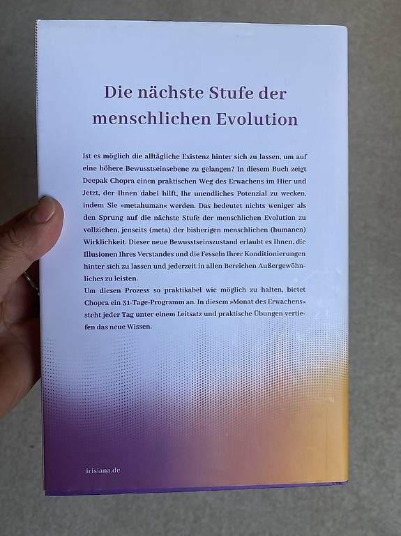 Livres: Deepak Chopra  Meta Human – Neuf (Voir description) à Bleienbach par seebee 1
