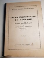 Horlogerie, Cours élémentaire de réglage 1945