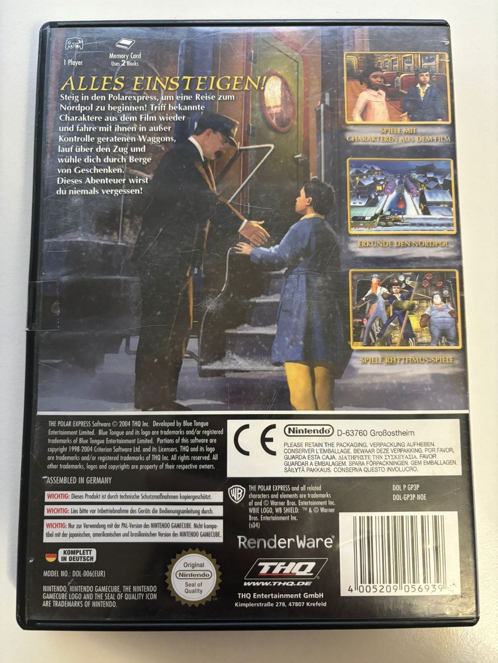 Giochi: Der Polarexpress (Gamecube) – Usato da Herisau venduto da Seyashop1 2