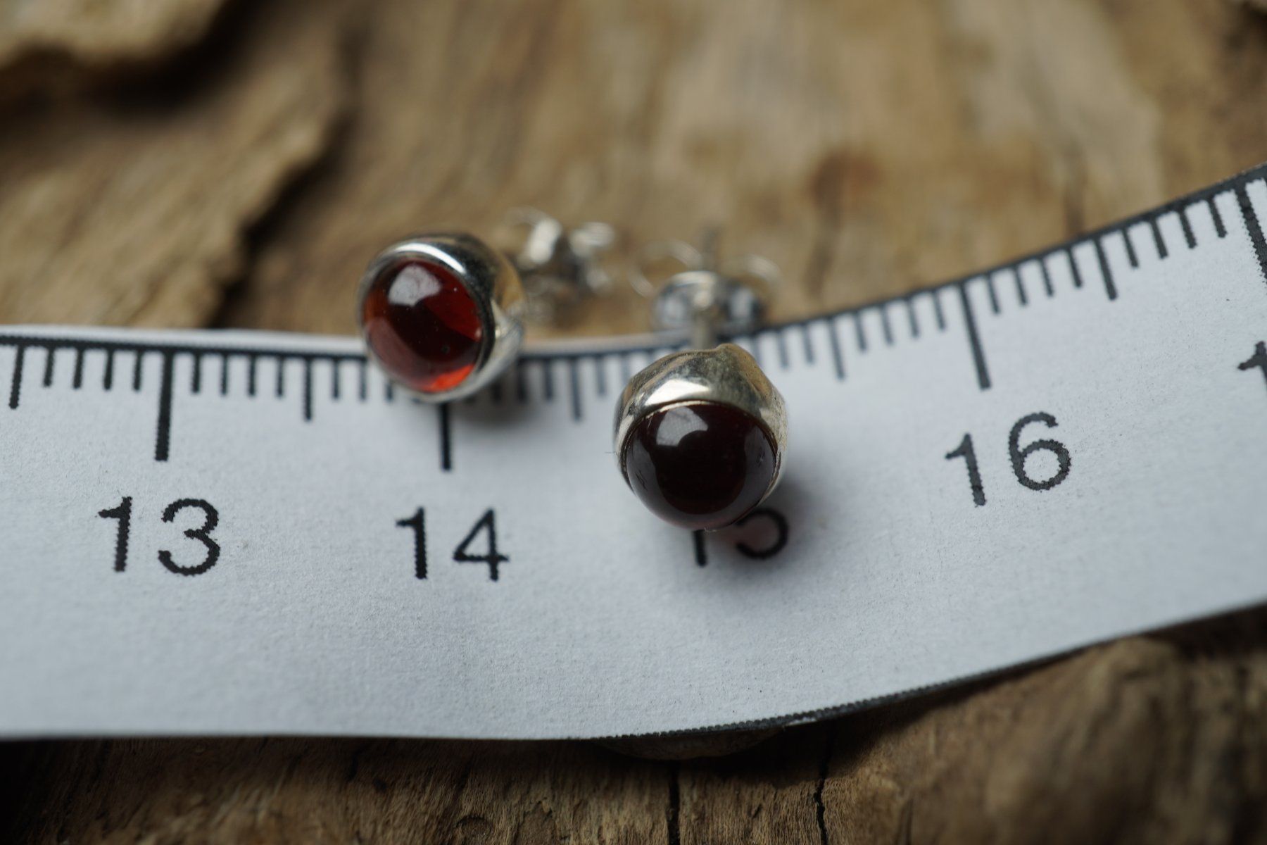 Orecchini pendenti & Orecchini a lobo: Granat 6mm    Rot Ohrstecker   925 Silber – Nuovo e nell'imballaggio originale da Balgach venduto da top_silver 2